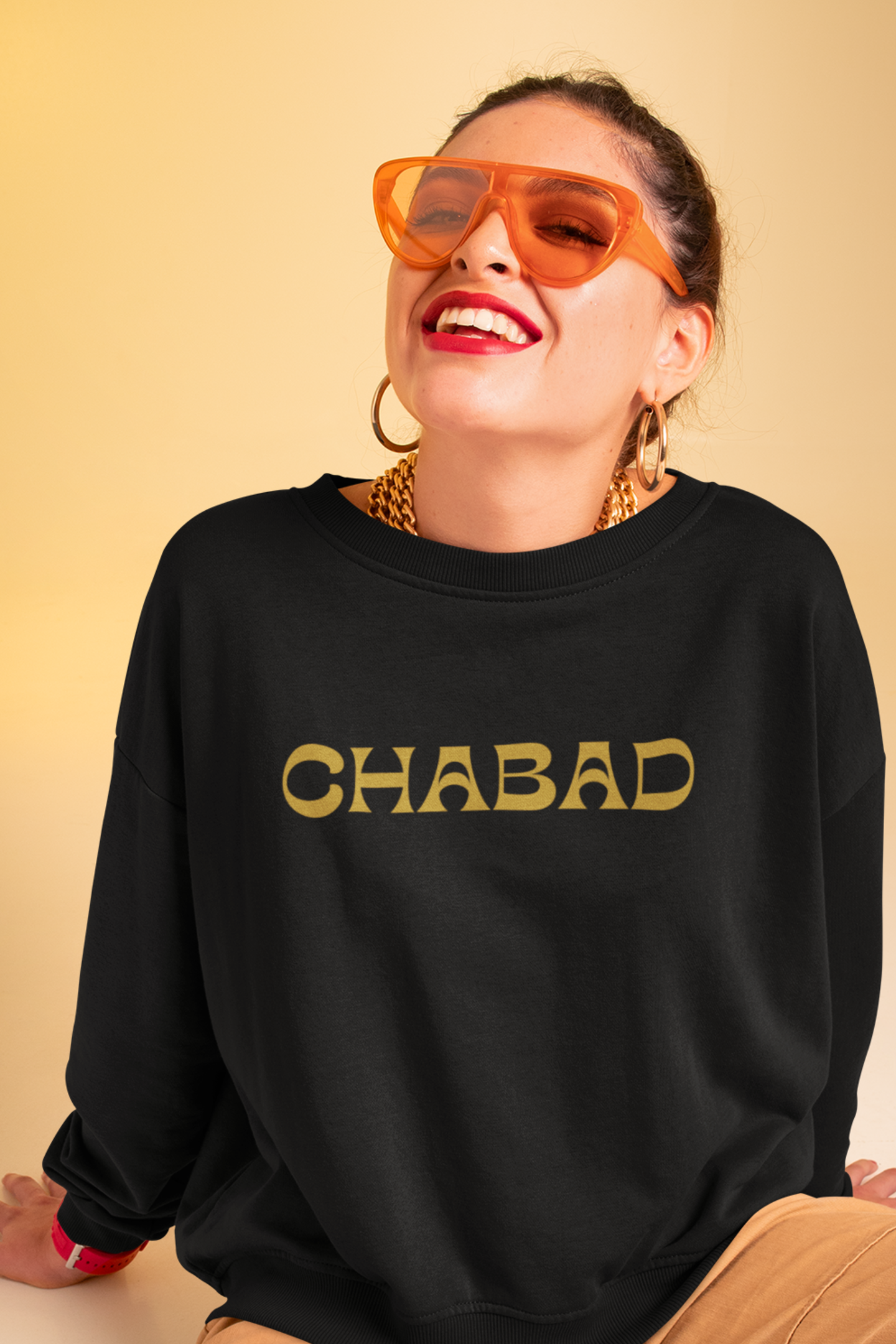 Chabad Label Crewneck Sweatshirt