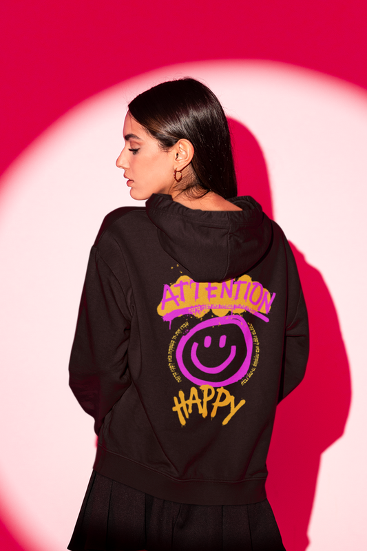 Na-Nach Attention Be Happy Pullover Hoodie