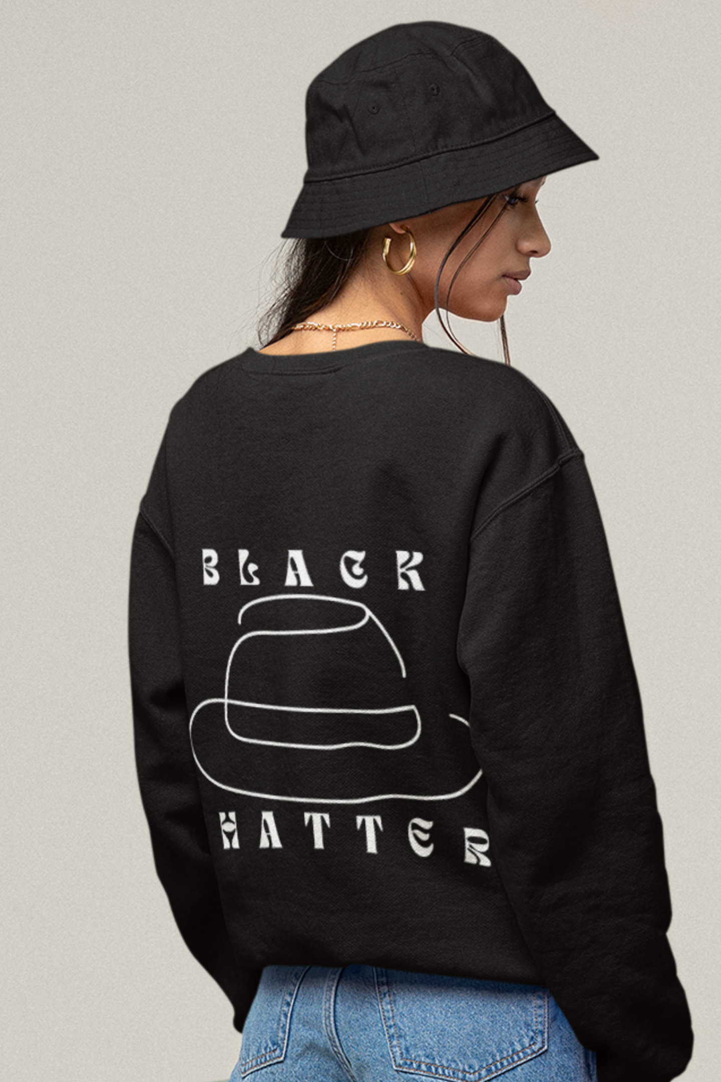 Yeshivish Black Hatter Classic Unisex Crewneck Sweatshirt