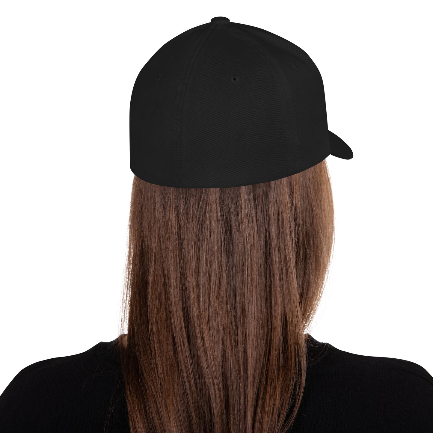 JLabel Embroidered Black Structured Twill Cap