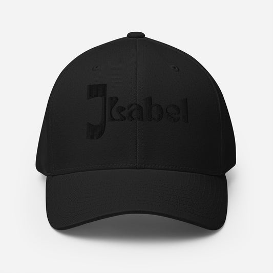 JLabel Embroidered Black Structured Twill Cap