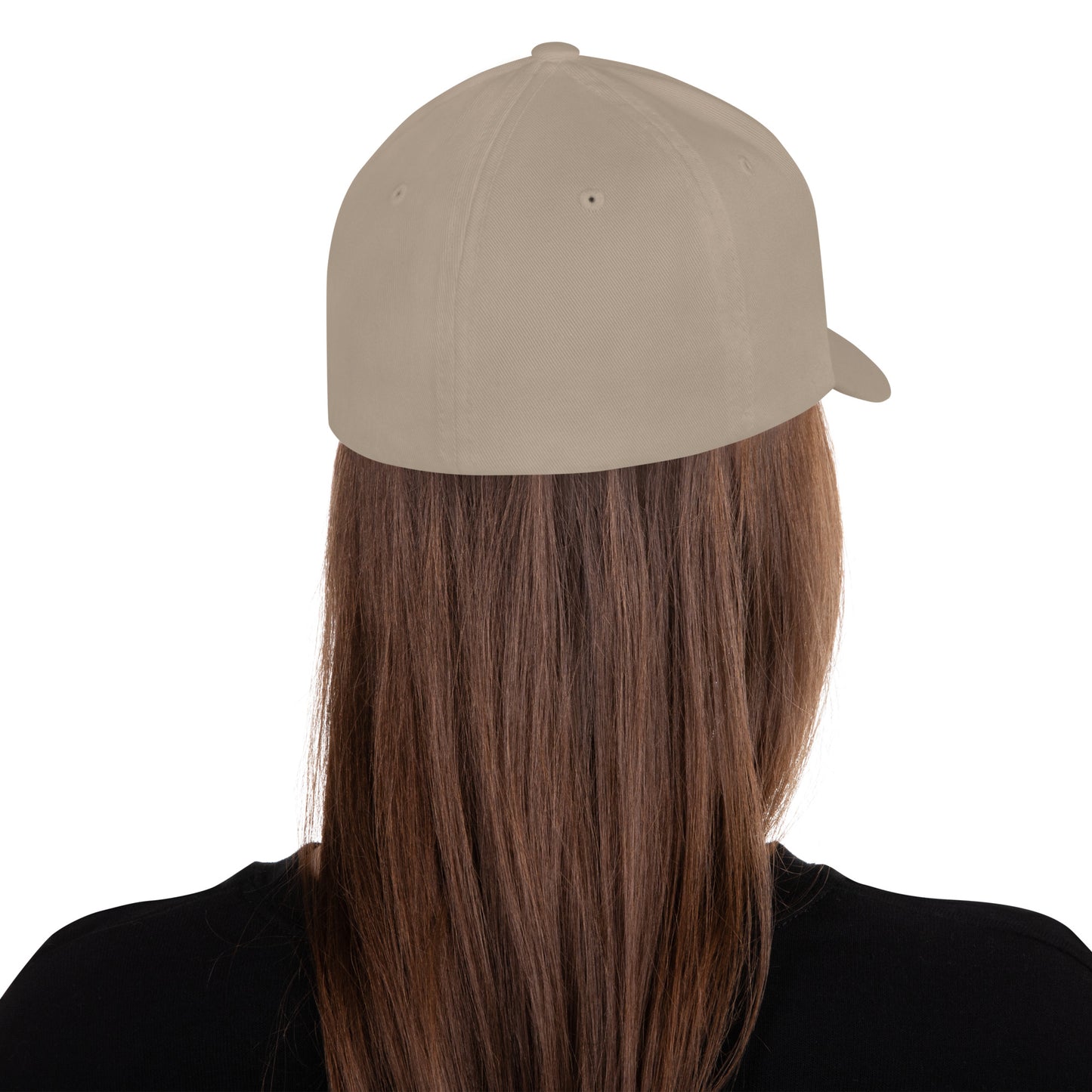 JLabel Embroidered Khaki Structured Twill Cap