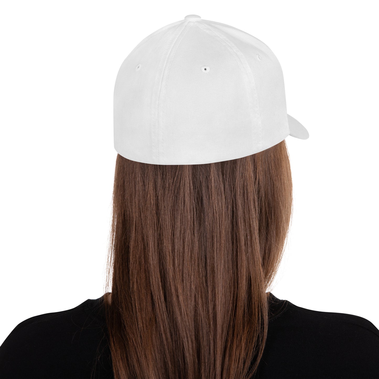 JLabel Embroidered White Structured Twill Cap