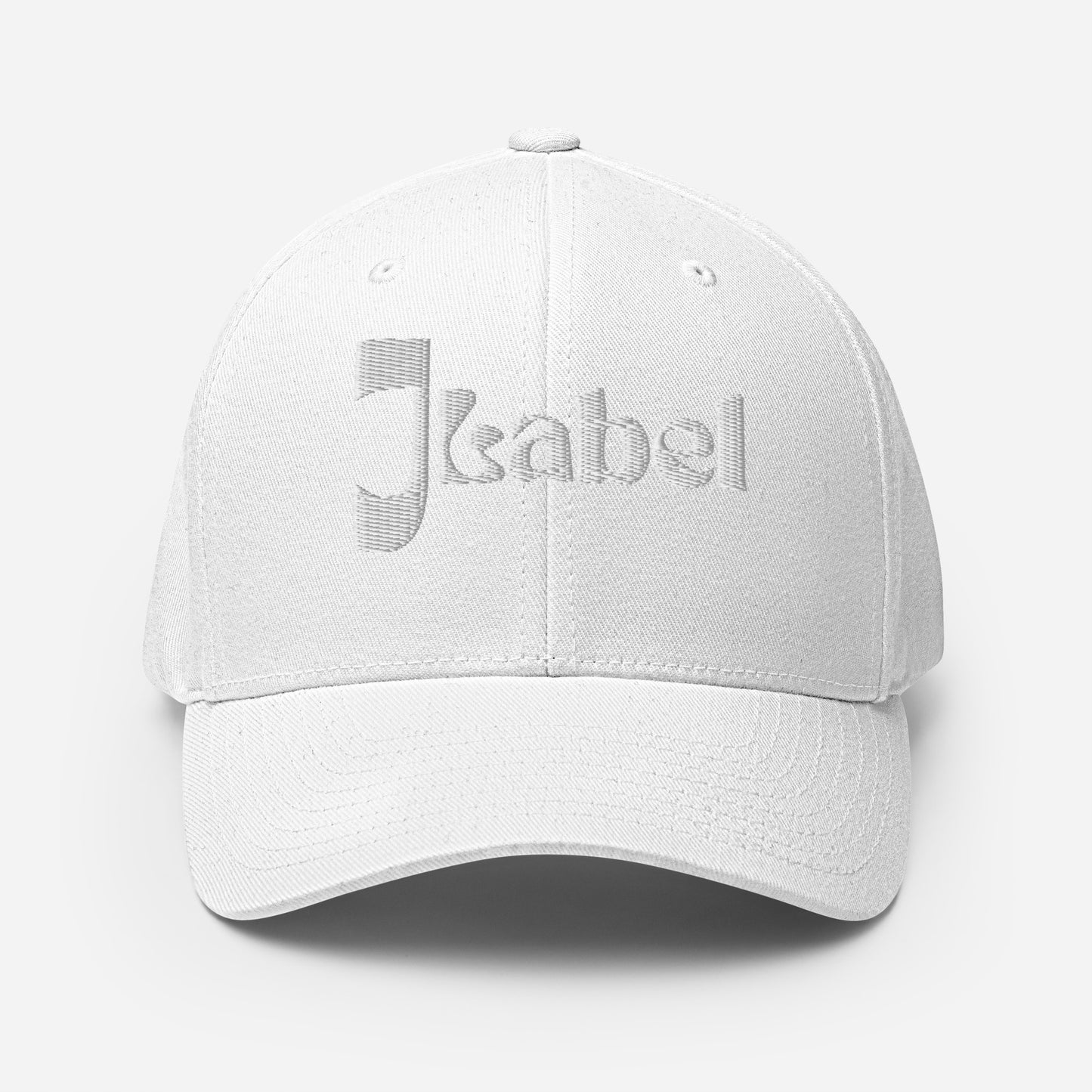 JLabel Embroidered White Structured Twill Cap