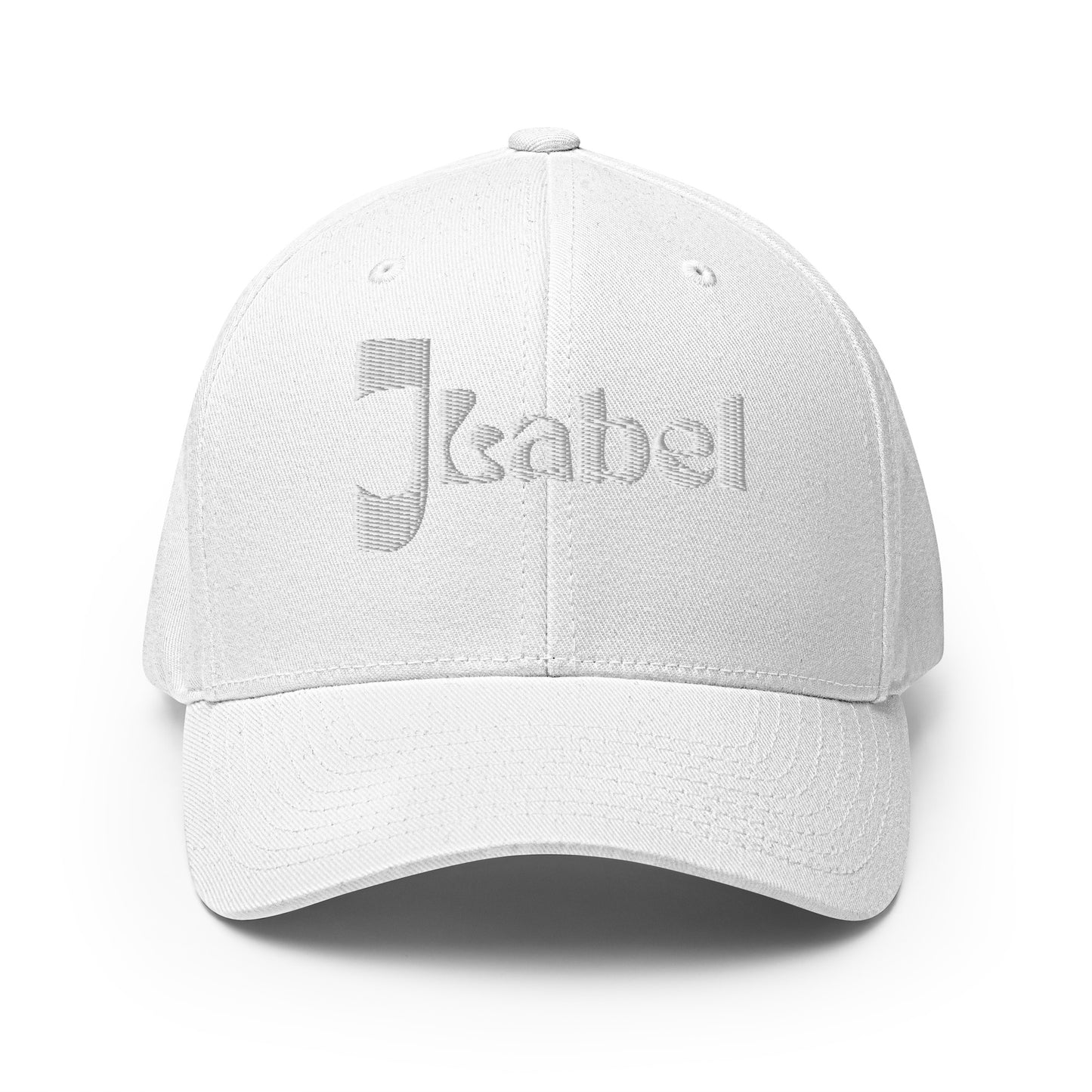 JLabel Embroidered White Structured Twill Cap