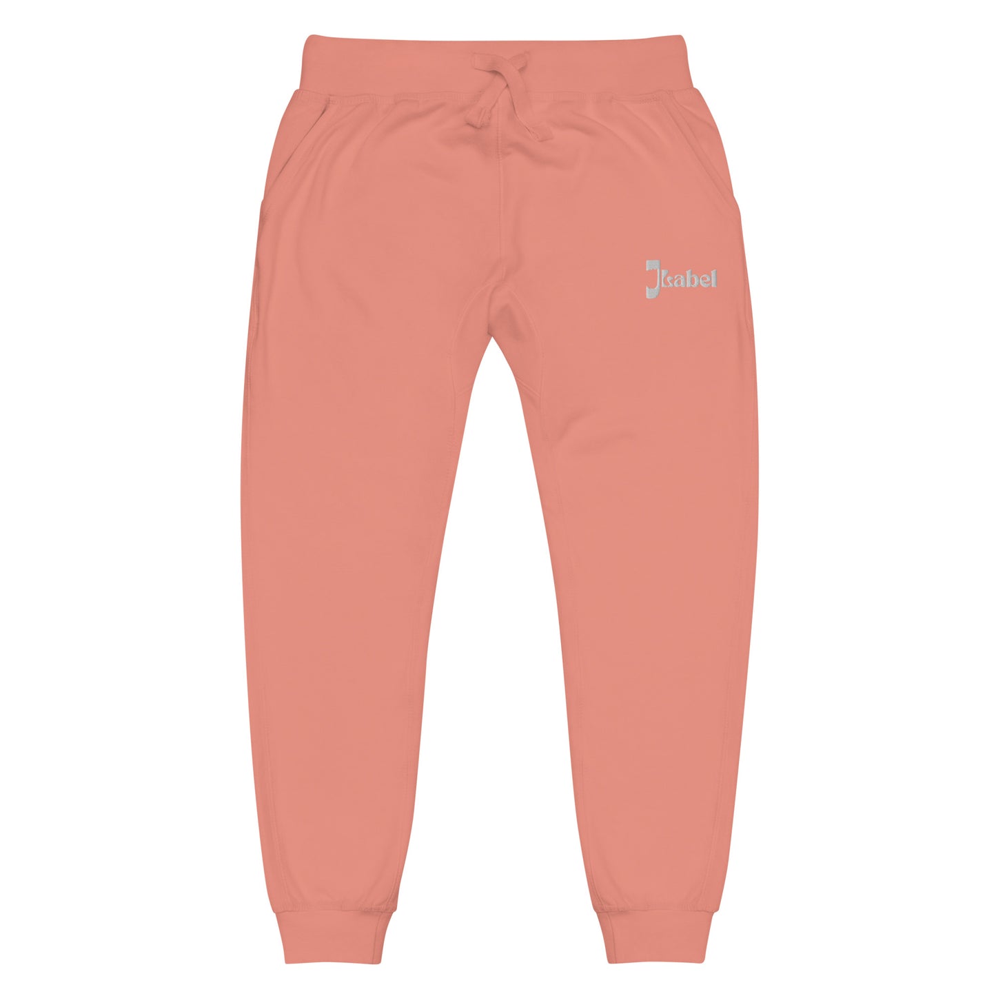 JLabel Classic Design Unisex Fleece Sweatpants - Rusty Pink