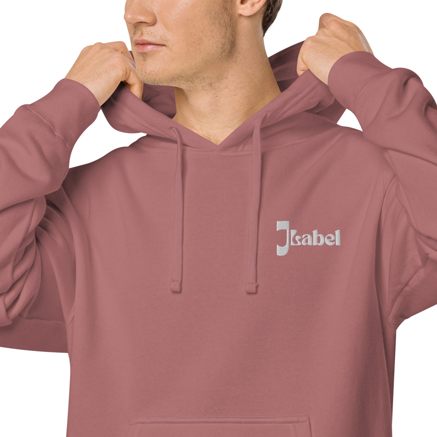 JLabel Classic Design Unisex Pigment-Dyed Hoodie