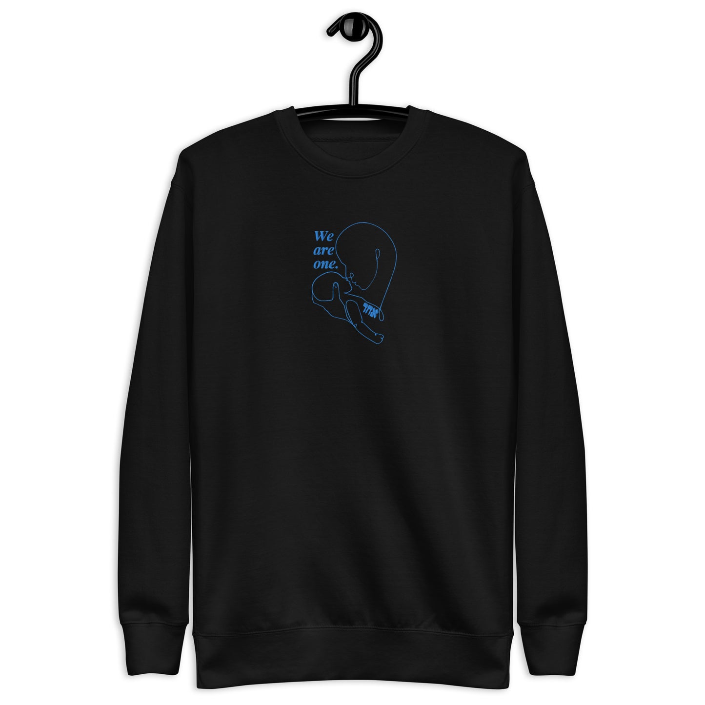 We Are One Embroidered Crewneck Sweatshirt